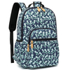 BSCI Factory Wholesale Custom LOGO Printing Flower Design Multifunctional Large Capacity Laptop Backpack