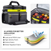 Manufacturer Large Capacity Waterproof Outdoor Picnic Portable PEVA Thermal Cooler Bag