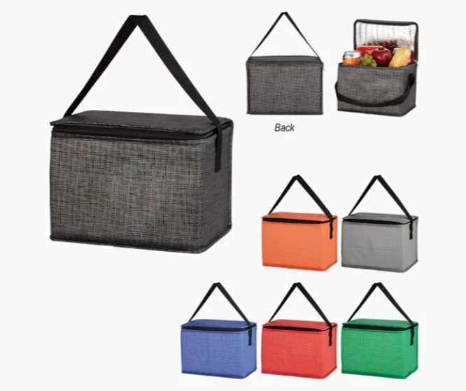 Crosshatch Non Woven Lunch Bag
