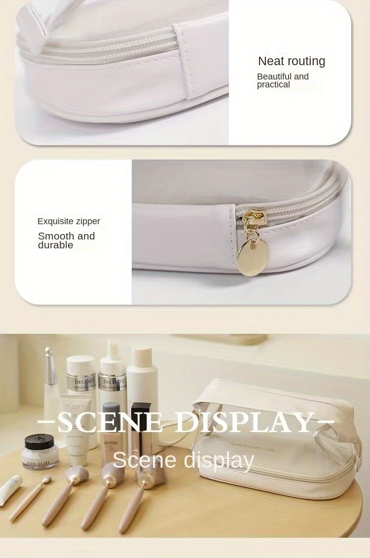Transparent Portable Cometic Bag Product Details