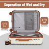 Professional Luggage Factory 3 Pcs Set Hard Luggage Fashion Travel Suitcases with Spinner Wheels And TSA Lock