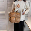 Quilted Puffer Tote Bag with Large Capacity
