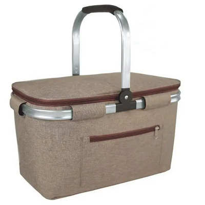 Canvas Picnic Basket