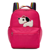 Custom Logo Girls\' Rose Red Nylon School Backpack Cute Waterproof Bag with Customized Pattern for Children