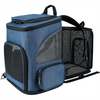 Best Selling Outdoor Travel Expandable Pet Backpack Cats Puppy With Ventilated Breathable Mesh Expandable Bag