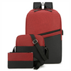 Wholesale Customized Large-Capacity Waterproof USB Laptop Backpack Sets for Business Travel