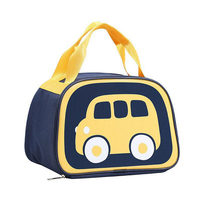 Custom Car Print Popular Cooler Bags for Women Girl Kids Children Kindergarten Insulated School Lunch Box Bag for Kids