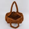 New Arrival Drawstring Quilted Tote Bag for Women Puffer Hobo Handbag Customized Brand Polyester Puffy Tote Bag