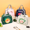 New Arrival Small Lunch Bag with Digital Pattern Portable Outdoor Food Delivery Thermal Lunch Bags for Kids School