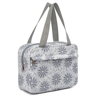 Custom Full Design Toiletry Bag Handheld Waterproof Portable Makeup Organizer Cosmetic Bag with Handle