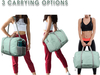 Custom Printed Women Men Sports Gym Bag Travel Duffel Bag with Shoes Compartment Outdoor Sports Bags
