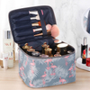 Wholesale Waterproof High Quality Print Customized Polyester Zipper Travel Makeup Toiletry Cosmetic Bag for Unisex Women Men