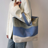Custom Large Canvas Shoulder Tote Bag Reusable And Large Casual Handbags Work Bag for Women