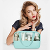 PU/PVC Waterproof Beauty Makeup Cosmetic Zipper Bag Travel Toiletry Make Up Kit Bags with Personal Logo