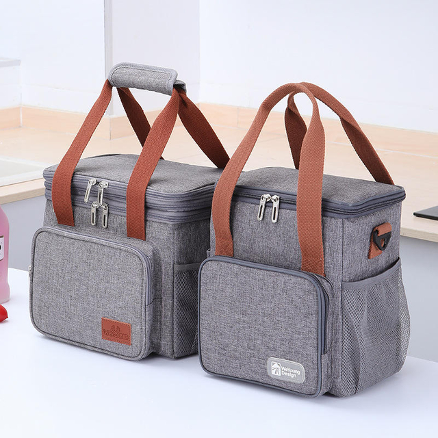 Amazon's New Double Insulated Bag Portable Lunch Bag Bento Insulated Wholesale Outdoor Picnic Cooler Bag