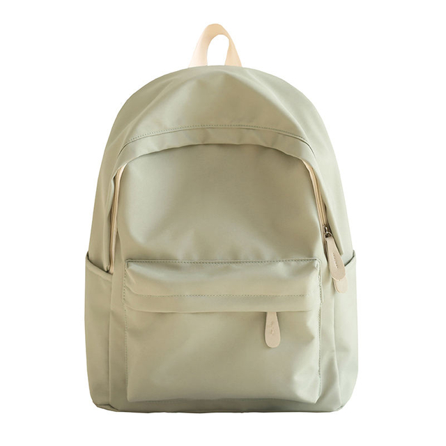 Custom Recycled Girls Backpack Bag Lightweight Casual Daypack School Bookbag for College