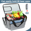 Custom Logo Hiking Camping Hiking Picnic Food Beer Cans Wine Thermal Insulated Bag Large Leakproof Soft Cooler Bag