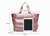Winter Large Capacity Trendy Lightweight Travel Handbag Quilted Puffy Down Gym Bag