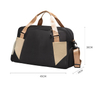 Nylon Weekender Duffel Gym Travel Bag Weekender Bags for Carry On Duffel Bag for Woman with Shoe Compartment