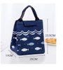 Insulated lunch bag for reusable lunch tote box leakproof cooler handle bag for office work school picnic beach