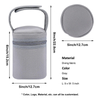 New design round insulated bottle bag portable baby bottle cooler bag milk bottle cover pouch