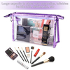 Wholesale Waterproof Cosmetic Makeup Toiletry Accessories Organizer Bags Bathroom Pouch Cosmetic Bag Clear