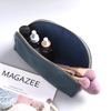 Waterproof Toilet Pouch Wash Bag Travel Women Mens Leather Toiletry Bag Small Cosmetic Bag
