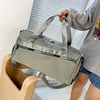 Promotional Women Sports Bag Pink Duffle Bag with Shoe Compartment Custom Gym Sports Duffel Bags for Travel
