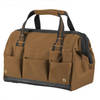 Waterproof Durable Canvas Tool Kit Bag Electrical Technician Tool Bag Storage With Adjustable Shoulder Strap