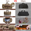 Large Capacity Gym Travel Bag with Luggage Sleeve for Man Sports Canvas Cotton Tote Bag Expandable Shoulder Overnight Duffel Bag