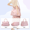 Luxury Ladies Travel Working Carry on Weekender Nylon Overnight Duffel Bag Pink Duffle Bags Travel Wholesale