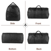 Waterproof Large Capacity Sturdy Weekender Travel Bag with Shoes Compartment Man PU Leather Travel Deffel Bags Luggage