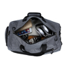 Custom Travelling Duffle Bag Mens Gym Sports Luggage Travel Bags Gray Sneaker Duffle Bags