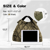 Designer Custom Log Quilted Puffer Bag for Women Customized Soft Puffy Tote Handbag