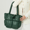 New Arrival Large Capacity Padded Quilted Women Shoulder Bags Waterproof Puffer Tote Bag for Travel