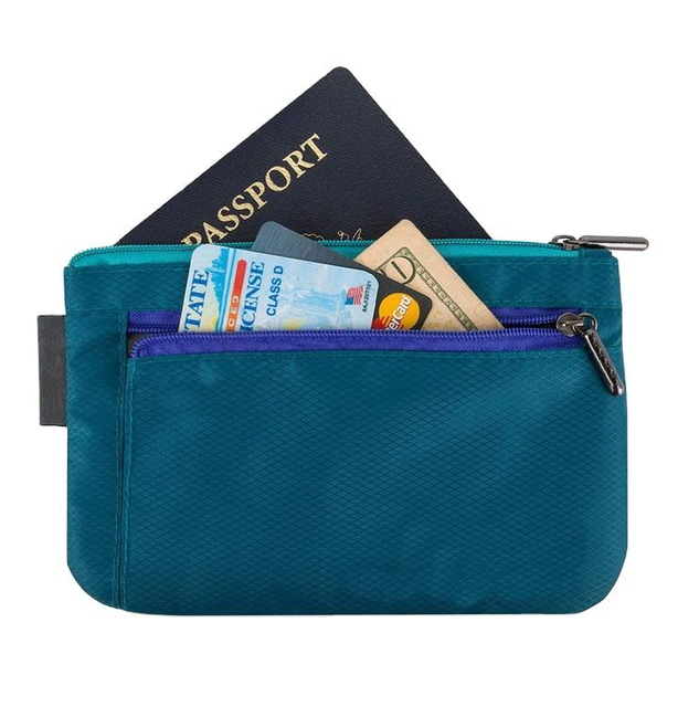 Personalized Zipper Waterproof Cash Card Organizer Holder Outdoor Multi-functional Passport Bag For Travelling