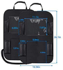 Backseat Kick Mats Cover Car Back Seat Organiser Protector for Family Road Trip