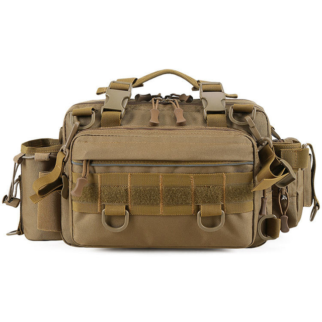 Wholesale Multifunctional Crossbody Chest Bag with Multi Pockets Large Capacity Waterproof Fishing Tackle Bag for Men