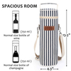 Wholesale Insulated Padded Single Wine Cooler Bags Portable Wine Tote Carrier for Travel outdoor