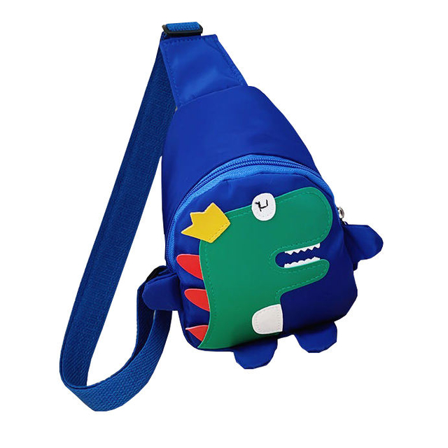 wholesale cute cross body sling bag for kids boy girls cartoon dinosaur crossbody shoulder backpack for travel outdoor