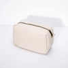 Wholesale Eco Friendly Canvas Cosmetic Bag Customized Cotton Cosmetic Bag Mens Toiletry Makeup Bag for Travel
