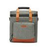Wholesale Custom Crashproof Vintage 3 Bottle Insulated Wine Bag Cooler Bags