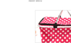 new Custom Picnic Basket Shopping Travel Camping Grocery Bags Leak-Proof Insulated Folding thermal beer wine cooler basket bag
