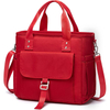Water Resistant Large Insulated Leak-Proof Lunch Box Reusable Lunch Tote Cooler Bag for Women with Shoulder Strap