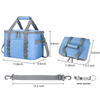 Outdoor Picnic Hiking Leakproof Customize Logo Soft Tote Thermal Cooler Bags Insulated Lunch Bag With Handles