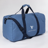 Wholesale Promotion Women Canvas Gym Duffel Bags Custom Logo Cotton Weekender Garment Duffle Travel Bag