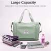 Gym Bag with Shoe Compartment Sport Bags for Gym Travel Lightweight Expandable Sport Gym Tote Carry On Overnight Bag
