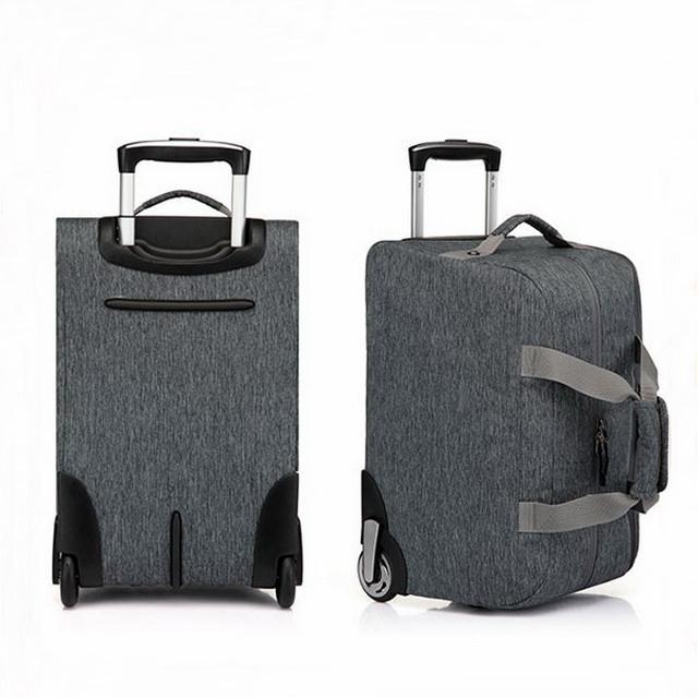 Wholesale brand travel luggage bag cabin luggage suitcase rolling tote bag with wheels