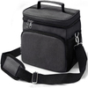 Black Durable Children School Cooler Lunch Bags Insulated Box Custom Logo Thermal Organizer With Handle