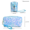 New Fashion Custom Sparkling Sequin Makeup Pouch Bag Multifunction Ladies Purse Gift Bag